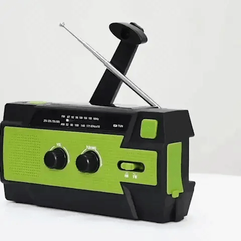 All-In-One Emergency Radio | 4000mAh Battery, Flashlight & Phone Charger for Outdoor Adventures and Emergency Preparedness