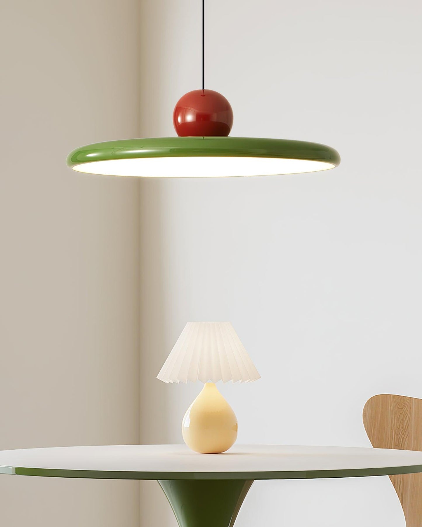 LED Pendant Swag Light Fixture - Adjustable Hanging Lamp for Living Room, Bedroom & Dining Areas