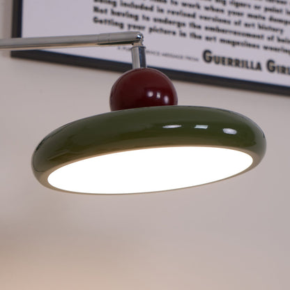 Plug-in Wall Lamp with Adjustable Arm and Warm White LED Light for Living Room & Bedroom Use
