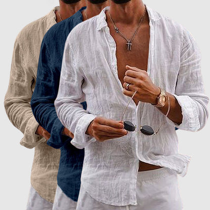 Lightweight Linen Shirt | Breathable, Button-Down Design for Casual Everyday Wear