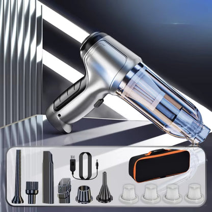 Compact Car Vacuum Cleaner - Powerful Portable Vacuum for Quick Interior Cleaning & Detailing