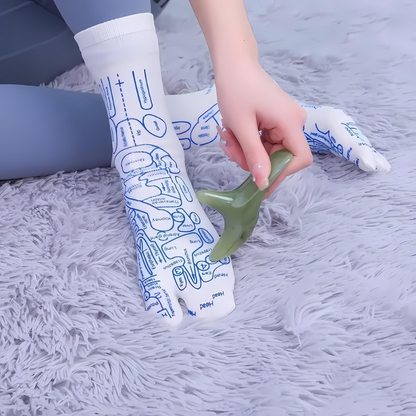 Therapeutic Massage Socks | Acupressure, Breathable Fit & Easy Self-Care for Relaxation and Pain Relief at Home