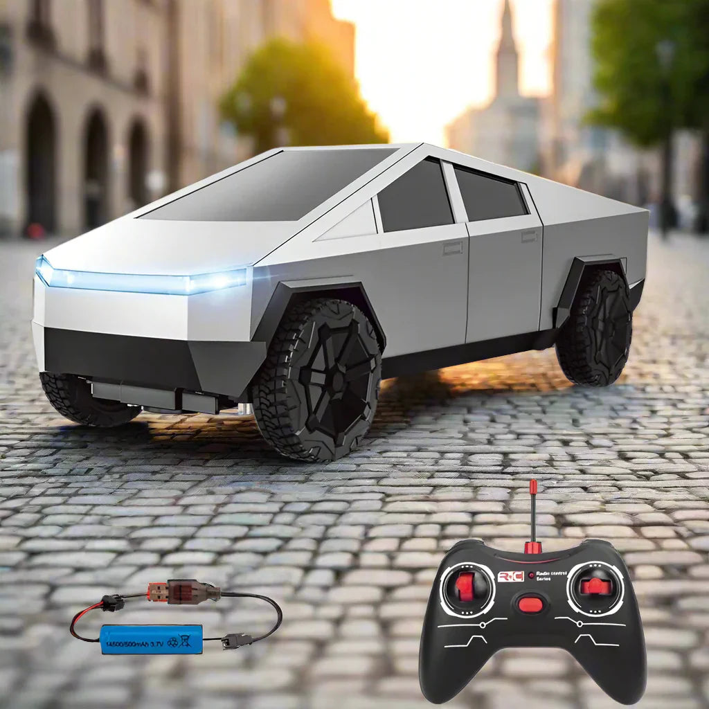 Tesla CyberTruck Remote Control Car | 1:14 Scale Alloy Model with Off ...