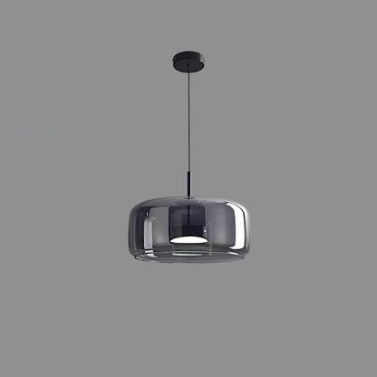 Metro Sphere Glass Pendant Light Fixture - Modern Hanging Lamp for Kitchen Island & Dining Room