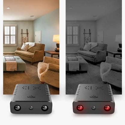 Mini Wireless Hidden Camera with Audio - Compact Spy Camera for Home Security & Nanny Monitoring
