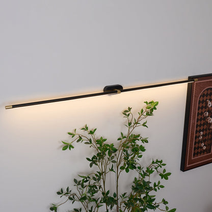 Minimalist Linear Rechargeable Wall Lamp | Touch Sensor, USB Charging & Ideal for Bathrooms and Dressing Rooms
