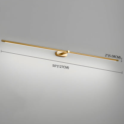 Minimalist Linear Rechargeable Wall Lamp | Touch Sensor, USB Charging & Ideal for Bathrooms and Dressing Rooms