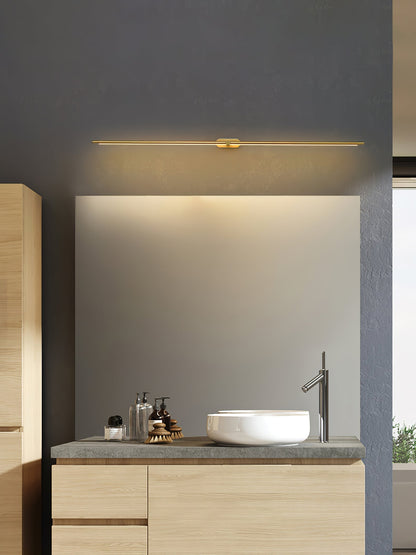 Minimalist Linear Rechargeable Wall Lamp | Touch Sensor, USB Charging & Ideal for Bathrooms and Dressing Rooms