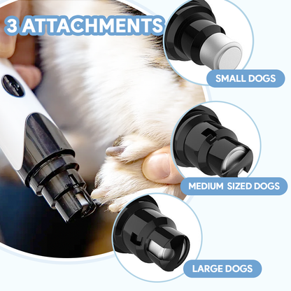 Premium Nail Grinder for Pets - Electric Pet Nail Trimmer with Safety Guard for Dogs & Cats, Quiet & Easy to Use