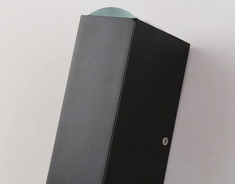 LED Waterproof Rectangular Outdoor Wall Sconce Light Fixture for Patios, Gardens & Entryways