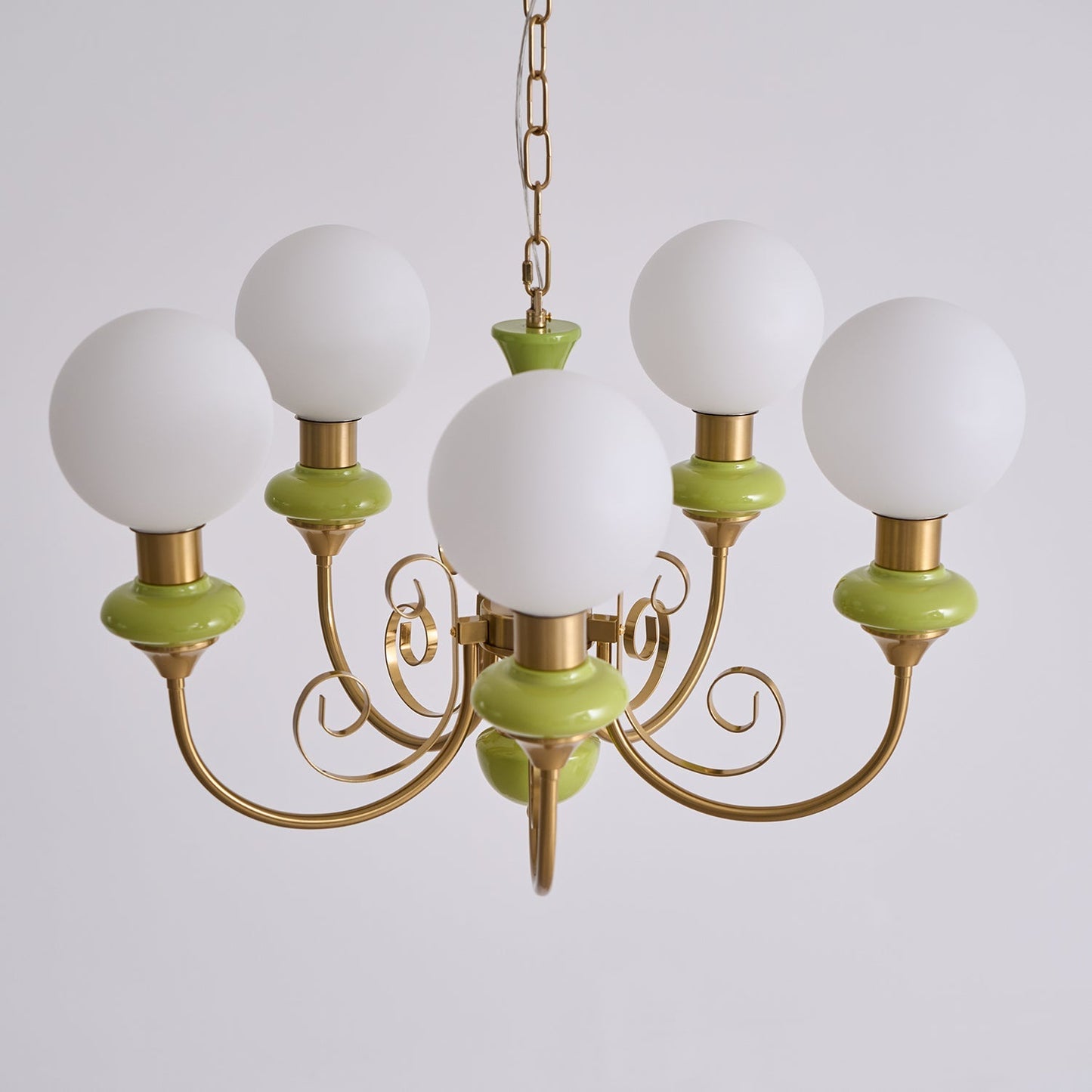 LED Onyx Chandelier Light Fixture - Modern Hanging Pendant for Dining Room & Living Room Decor