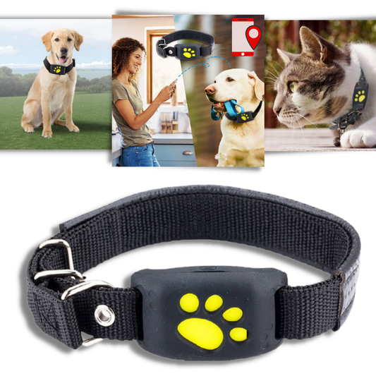 GPS Pet Tracking Collar with Real-Time Location, Waterproof Design, Adjustable Fit for Dogs and Cats, Ideal for Outdoor Adventures