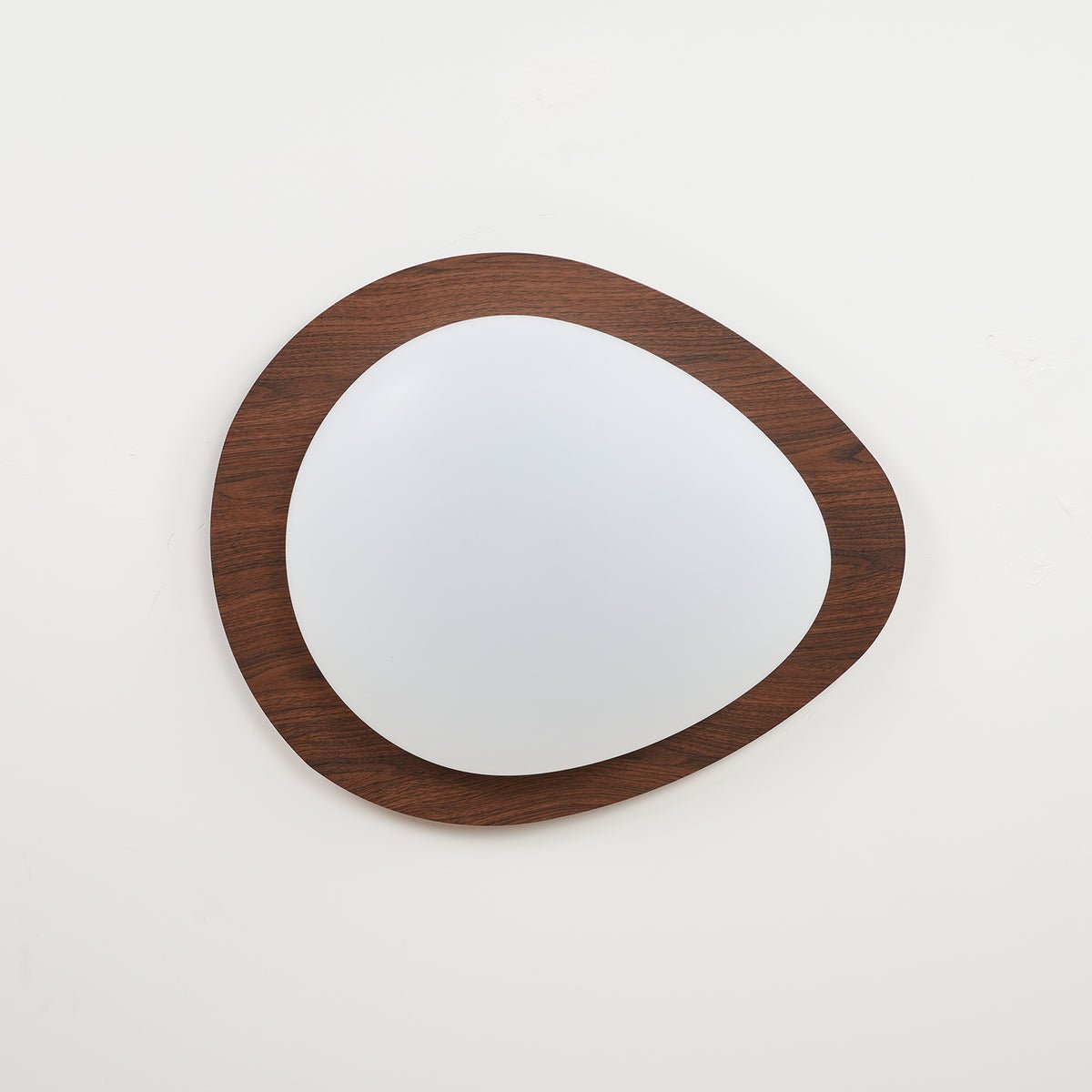 Nordic Ceiling Light | Ceiling Mount light fixture, Dimmable, Walnut Wood Grain Finish & Ideal for Indoor Home Decor
