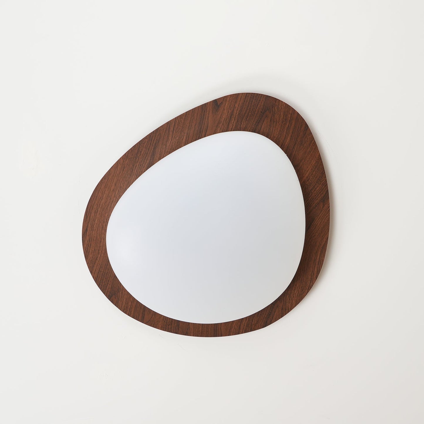 Nordic Ceiling Light | Ceiling Mount light fixture, Dimmable, Walnut Wood Grain Finish & Ideal for Indoor Home Decor