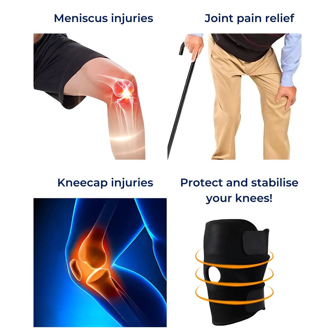 Knee Support with Adjustable Compression | Pain Relief, Injury Recovery & Stability for Arthritis and Sports Activities