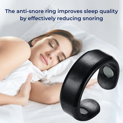 Anti-Snore Ring | Reduces Snoring, Clears Airways & Improves Sleep Quality for Restful Nights