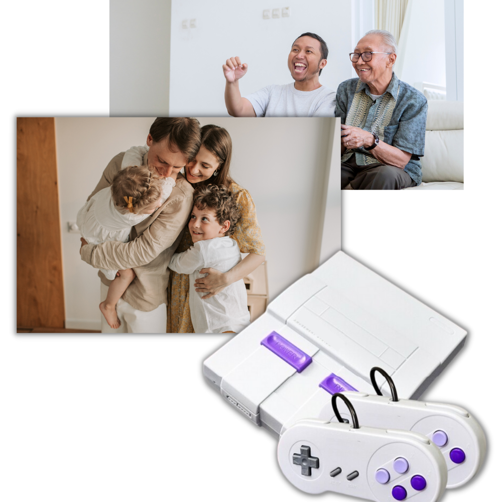 Mini Retro Game Console with 620 Built-in Classic Games for TV - Portable Gaming System for Nostalgic Fun and Family Entertainment