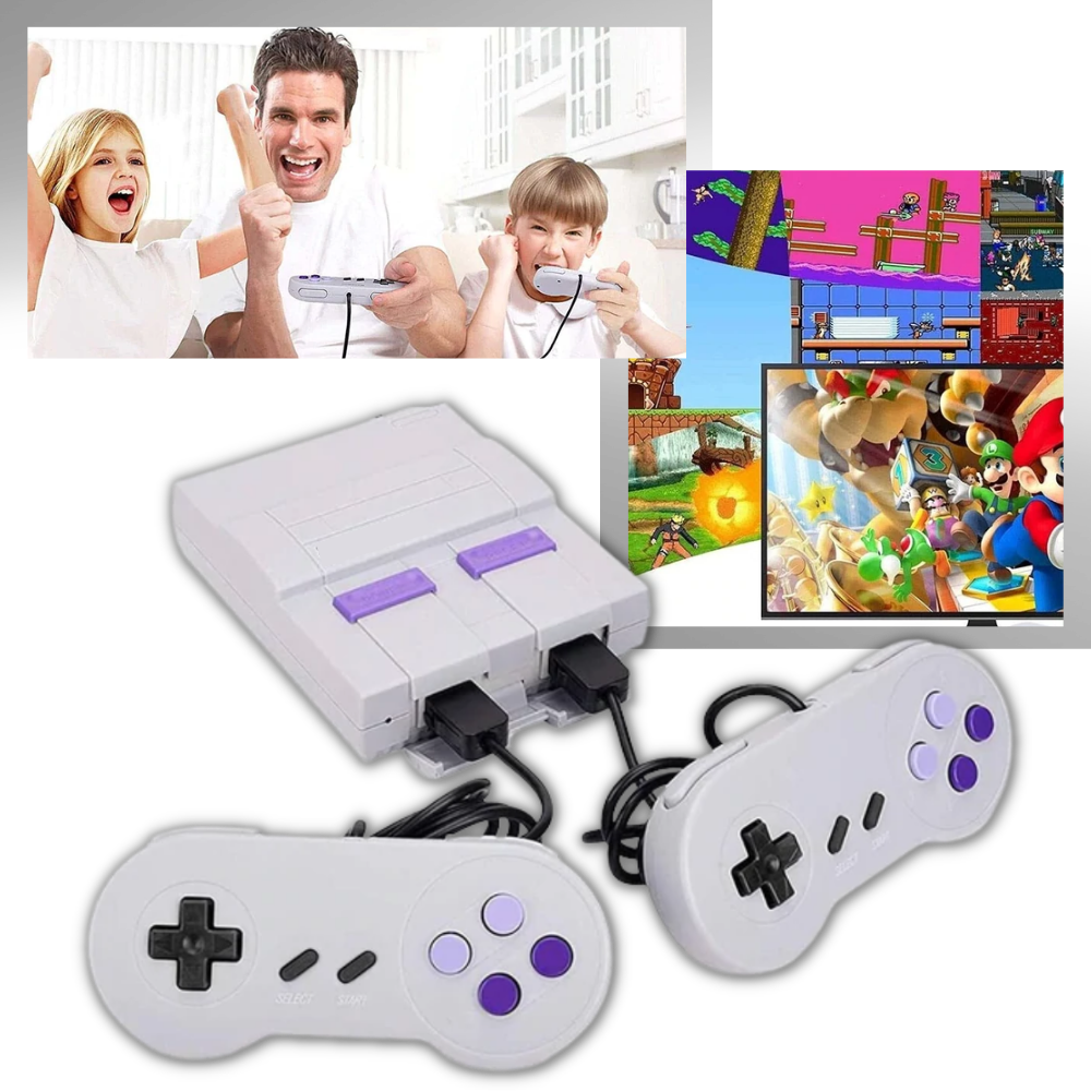 Mini Retro Game Console with 620 Built-in Classic Games for TV - Portable Gaming System for Nostalgic Fun and Family Entertainment