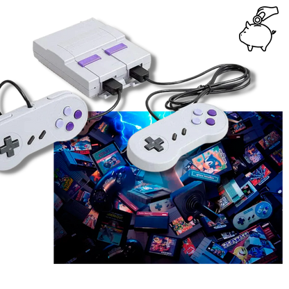 Mini Retro Game Console with 620 Built-in Classic Games for TV - Portable Gaming System for Nostalgic Fun and Family Entertainment