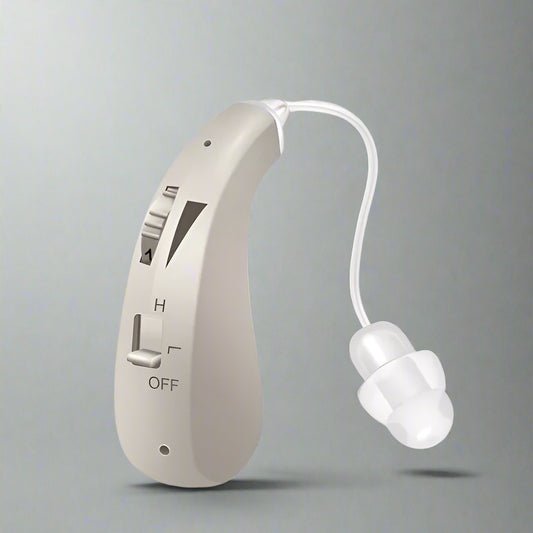 Rechargeable Digital Hearing Aid for Adults - Adjustable Volume & Noise Reduction for Clear Sound Quality