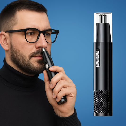 Rechargeable Nose Hair Trimmer | Cordless, Safe Blades & Portable Design | Best male and female nose hair trimmer