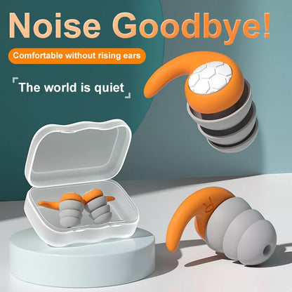 Silicone Earplugs for Sleeping | Noise Cancelling, Comfortable Fit & Ideal for Travel, Studying & Noise-Sensitive Environments