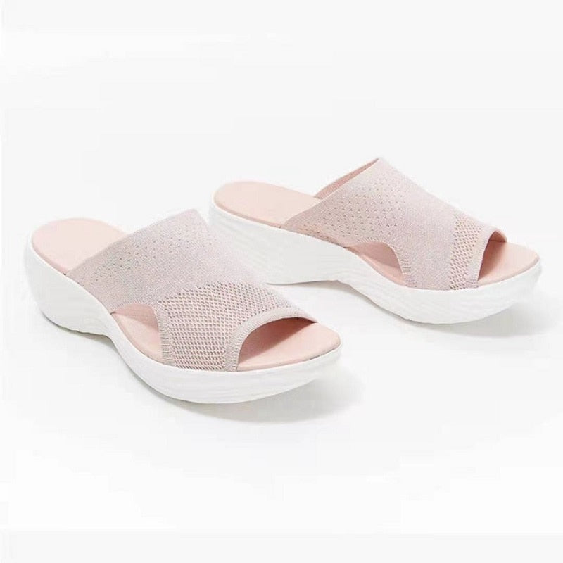 Orthopedic Slippers Women's Sandals for Comfort and Support - Lladies slippers with arch support