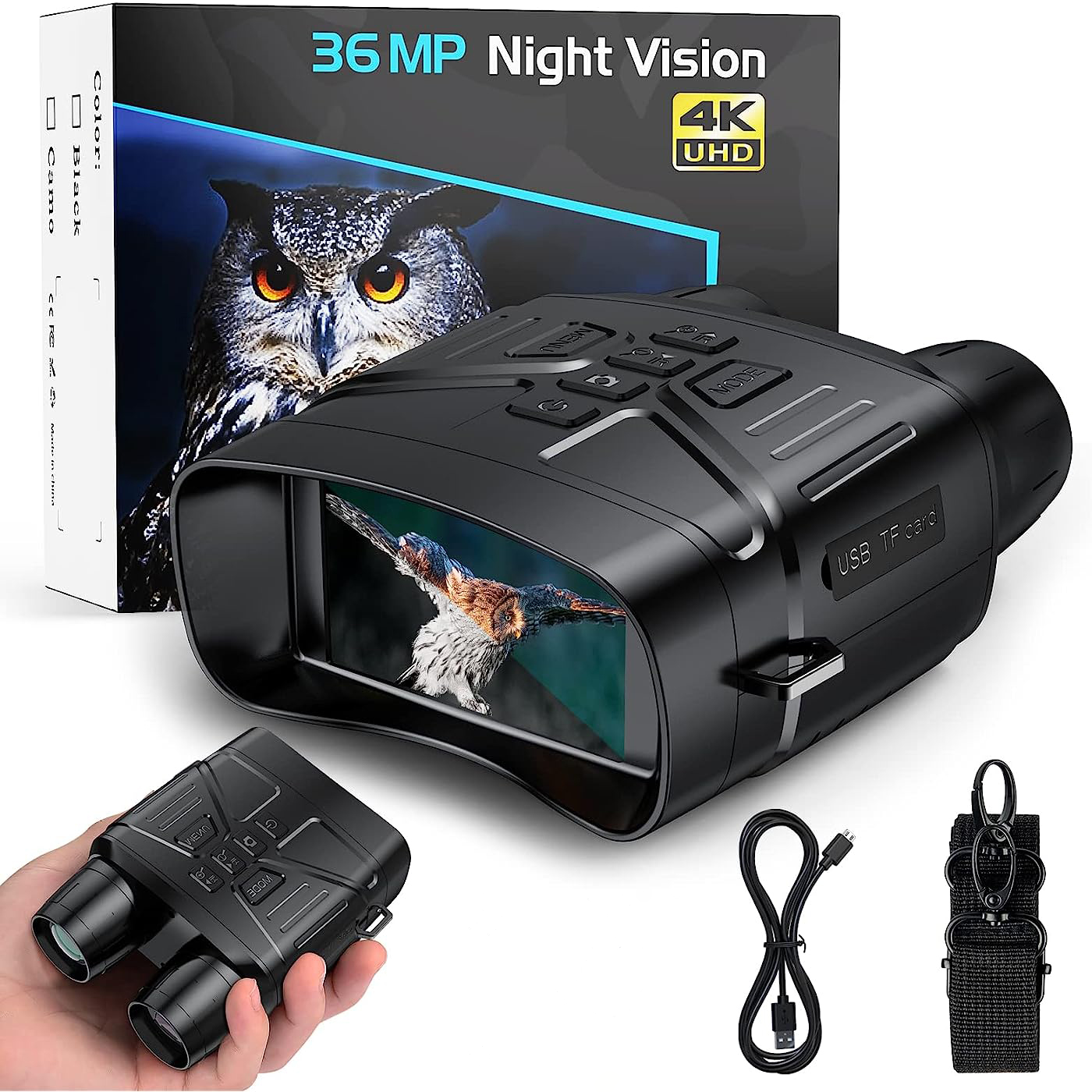 Night Vision Binoculars | True Night Vision Binoculars with HD Clarity – Night Vision Binoculars and Goggles for Hunting & Camping