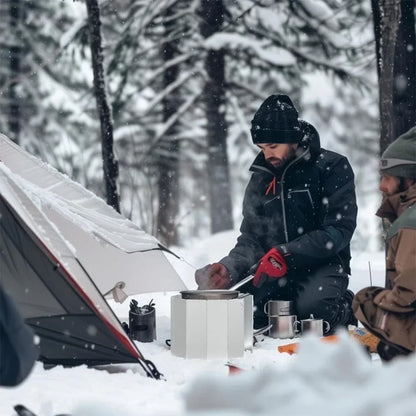 Folding Aluminum Stove Windscreen | Adjustable 9/10/12 Plates for Camping & Outdoor Cooking