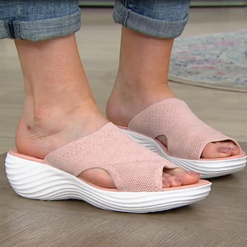 Orthopedic Slippers Women's Sandals for Comfort and Support - Lladies slippers with arch support