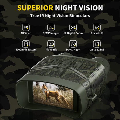 Night Vision Binoculars | True Night Vision Binoculars with HD Clarity – Night Vision Binoculars and Goggles for Hunting & Camping