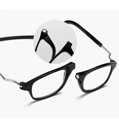 Adjustable Hanging Neck Magnetic Reading Glasses Clic Glasses
