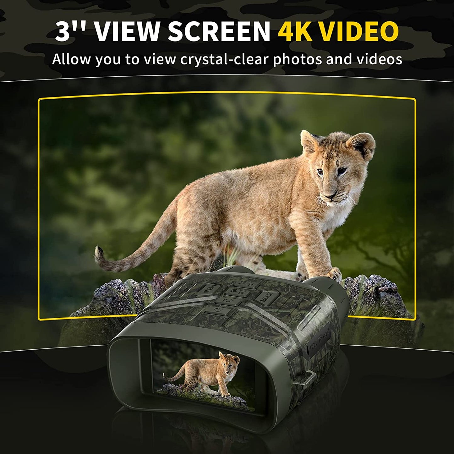 Night Vision Binoculars | True Night Vision Binoculars with HD Clarity – Night Vision Binoculars and Goggles for Hunting & Camping