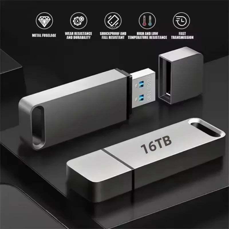 USB 3.2 Flash Drive | High-Speed, Waterproof & Shockproof for Windows and Mac OS