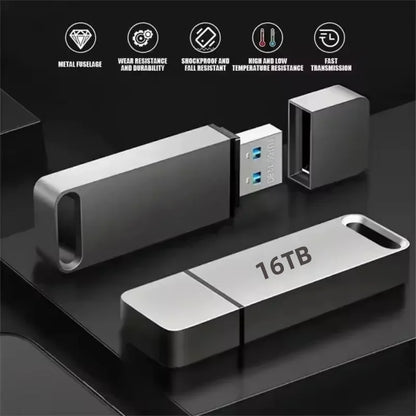 USB 3.2 Flash Drive | High-Speed, Waterproof & Shockproof for Windows and Mac OS