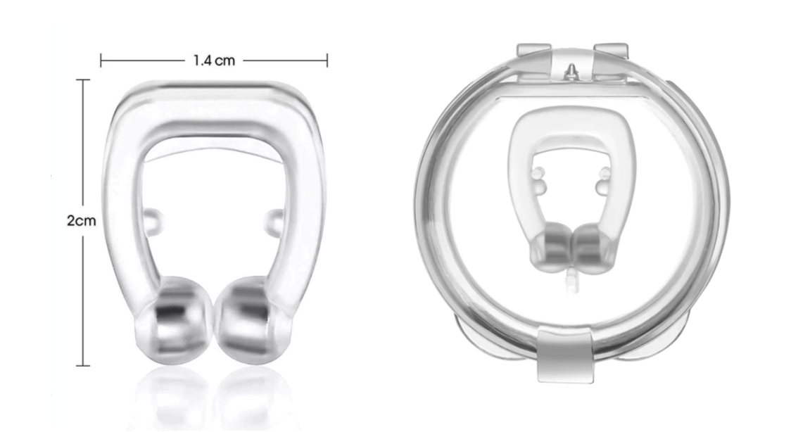 Snore Stopper Magnetic Nose Clips | Hypoallergenic, Comfortable & Effective for Better Sleep Quality