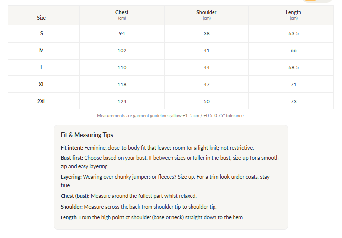 Heated Gilet For Women