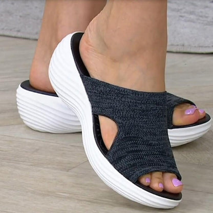 Orthopedic Slippers Women's Sandals for Comfort and Support - Lladies slippers with arch support