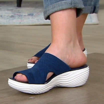 Orthopedic Slippers Women's Sandals for Comfort and Support - Lladies slippers with arch support