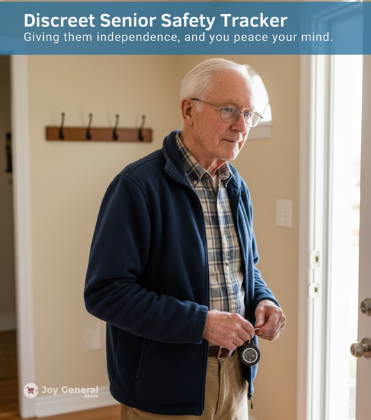 GPS Tracker for Seniors | Real-Time Tracking, Waterproof & No Subscription Fees for Peace of Mind