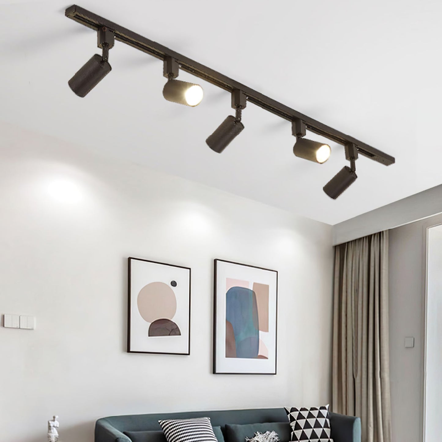 Sleek Cylinder Track Light | Dimmable, 30° Beam Angle & Ideal for Modern Interiors and Accent Lighting