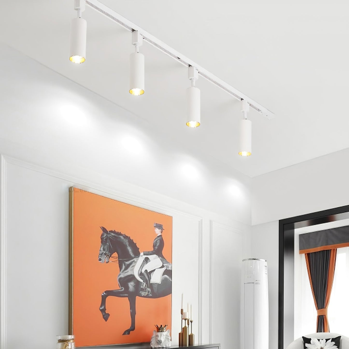 Sleek Cylinder Track Light | Dimmable, 30° Beam Angle & Ideal for Modern Interiors and Accent Lighting