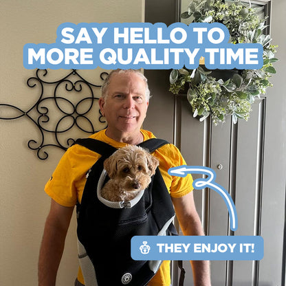 Durable Dog Backpack with Adjustable Straps for Hiking, Travel & Outdoor Adventures