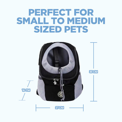 Durable Dog Backpack with Adjustable Straps for Hiking, Travel & Outdoor Adventures