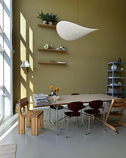 Nordic Silk Cloud Pendant Lamp | Dimmable, Adjustable Height & Ideal for Modern Indoor Decor | Wabi-sabi Style