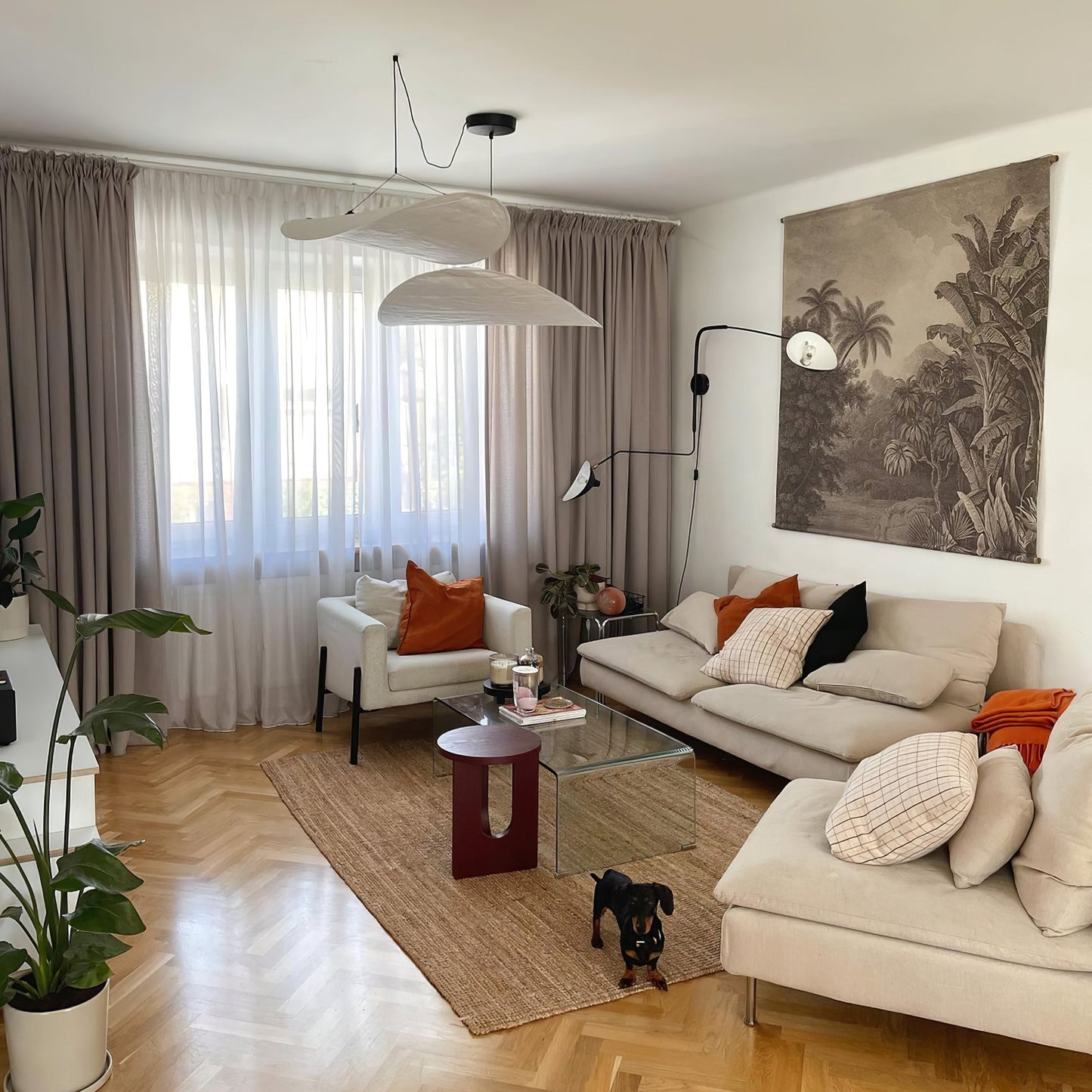 Nordic Silk Cloud Pendant Lamp | Dimmable, Adjustable Height & Ideal for Modern Indoor Decor | Wabi-sabi Style