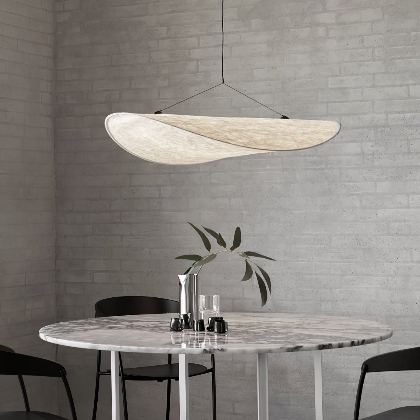 Nordic Silk Cloud Pendant Lamp | Dimmable, Adjustable Height & Ideal for Modern Indoor Decor | Wabi-sabi Style