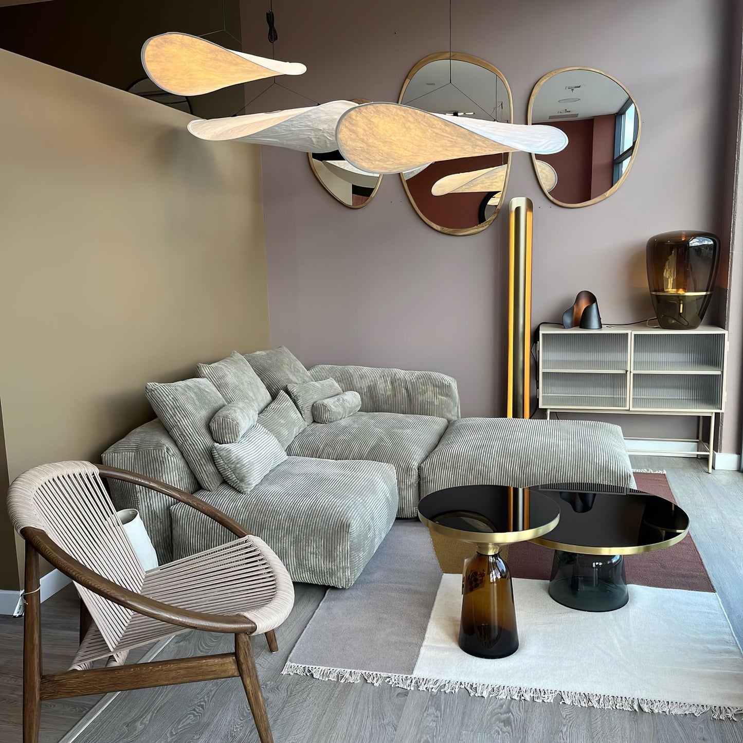 Nordic Silk Cloud Pendant Lamp | Dimmable, Adjustable Height & Ideal for Modern Indoor Decor | Wabi-sabi Style