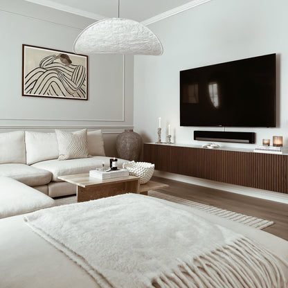 Nordic Silk Cloud Pendant Lamp | Dimmable, Adjustable Height & Ideal for Modern Indoor Decor | Wabi-sabi Style