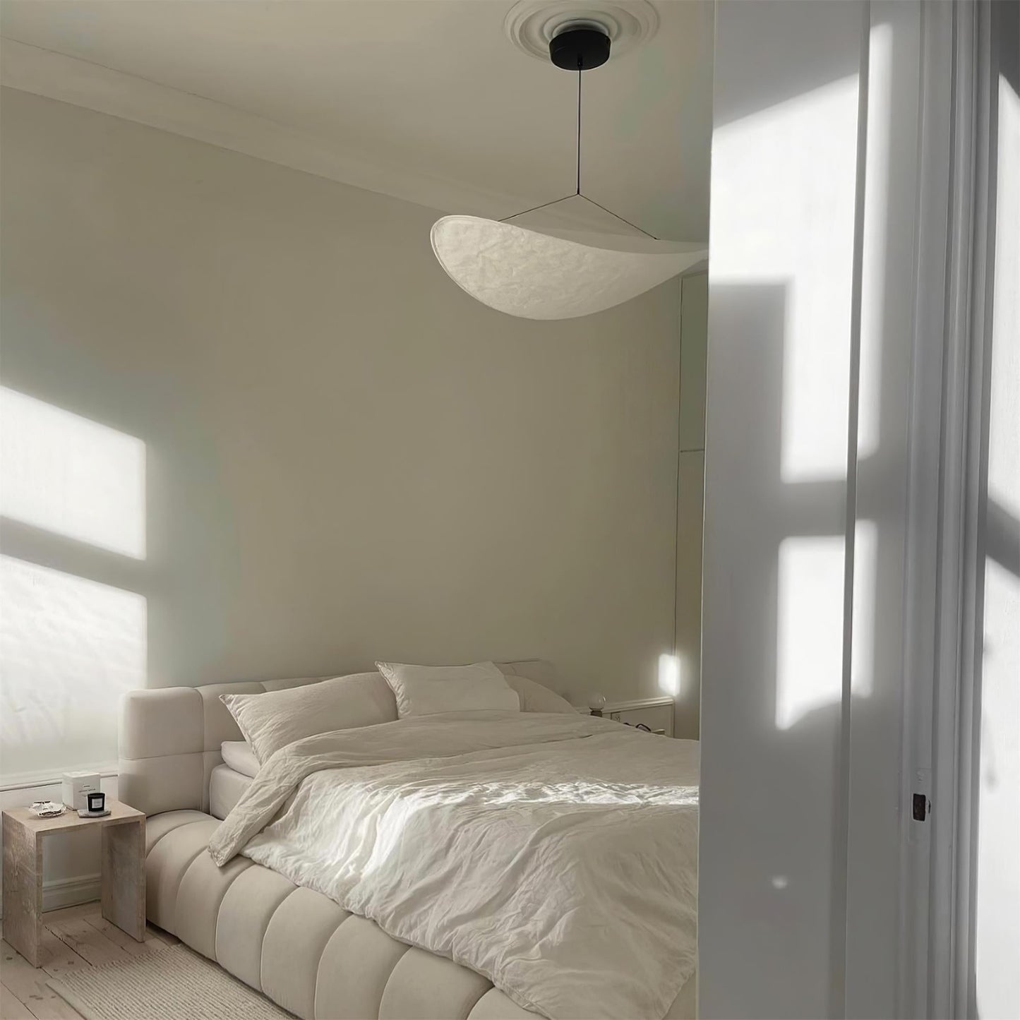 Nordic Silk Cloud Pendant Lamp | Dimmable, Adjustable Height & Ideal for Modern Indoor Decor | Wabi-sabi Style